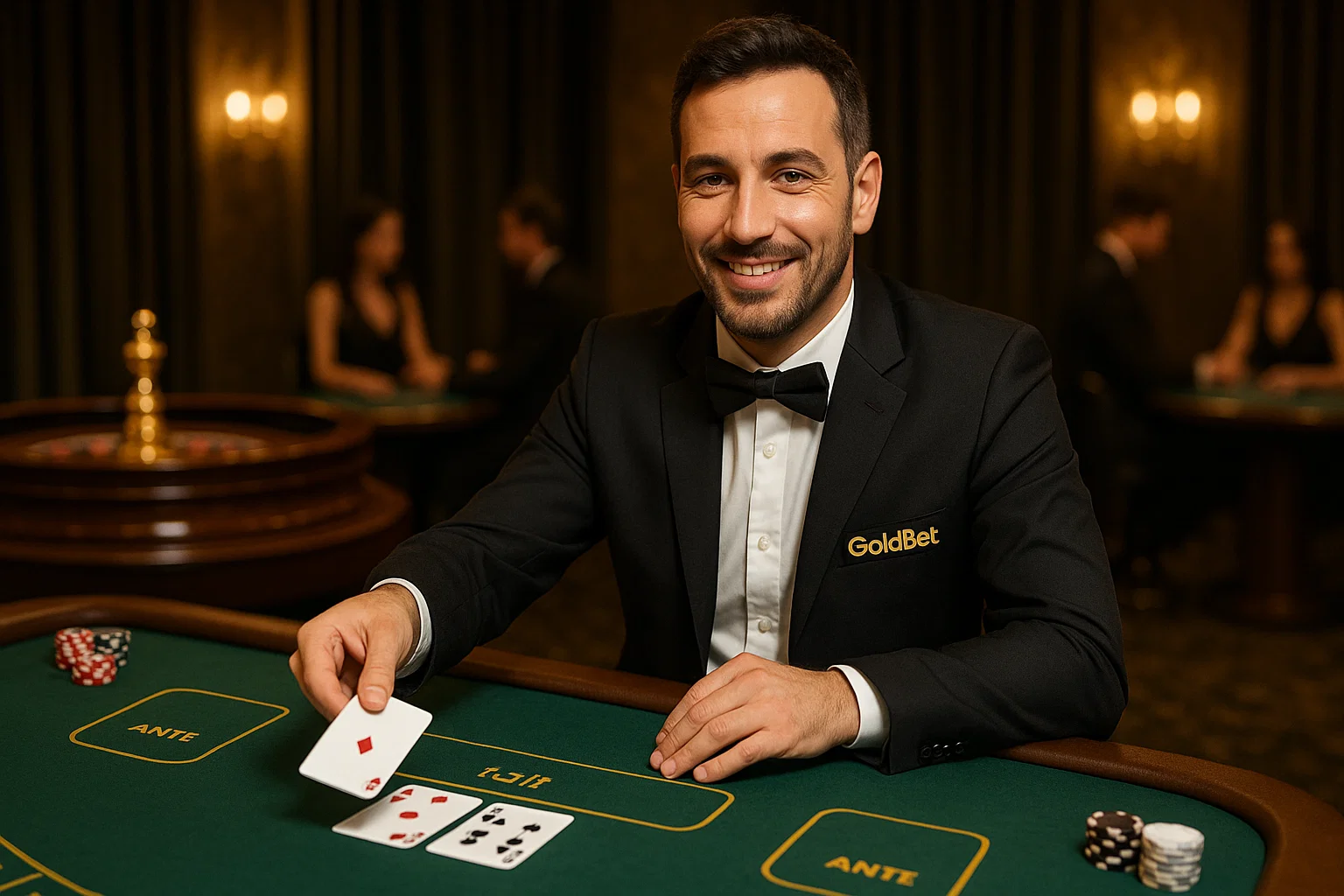 GoldBet Casino Live - Giochi con Dealer in Diretta - Roulette, Blackjack, Baccarat